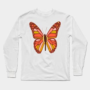 Red Butterfly Long Sleeve T-Shirt